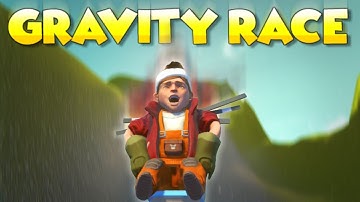 THE GRAVITY RACE! DOWNHILL BARREL RACING and MORE! - Scrap Mechanic Multiplayer Monday