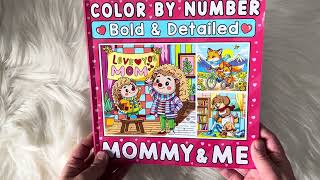 Mommy & Me Coloring Book | 5 Ideas Publishing | Color By Number Colouring Book  screenshot 3