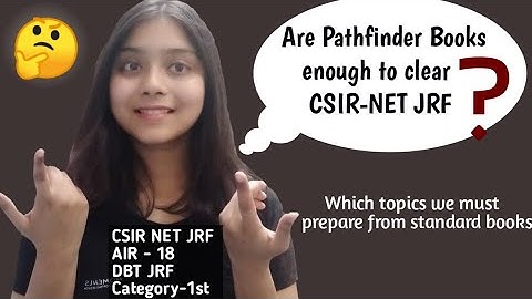 Are Pathfinder Books enough for CSIR-NET JRF LIFESCIENCE Preparation