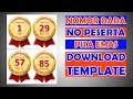 Contoh Nomor Dada Peserta Lomba