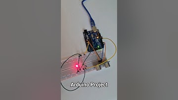 HC-SR04 Ultrasonic Distance Sensor and Arduino #shorts  #shortsfeed