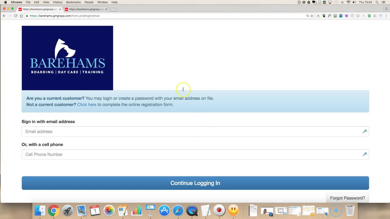 How to register an account Barehams Kennels Orsett, Grays YouTube