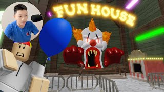 Roblox Escape The Carnival of Terror NEW EVIL CLOWN! (SCARY OBBY)