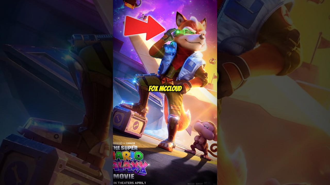 Star Fox CONFIRMED for Super Mario Galaxy Movie! #supermario #mariobros #nintendo #smashbros