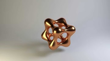 Blender copper metaballs