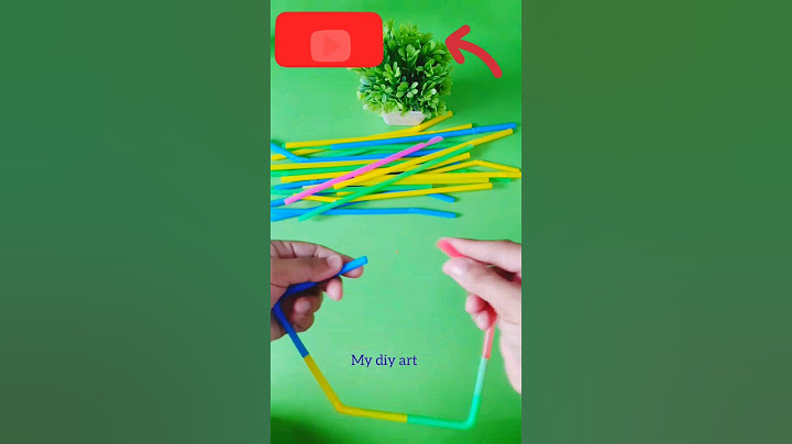 straw crafts Ideas|plastic straw hacks #shorts #artandcraft  #mydiyart