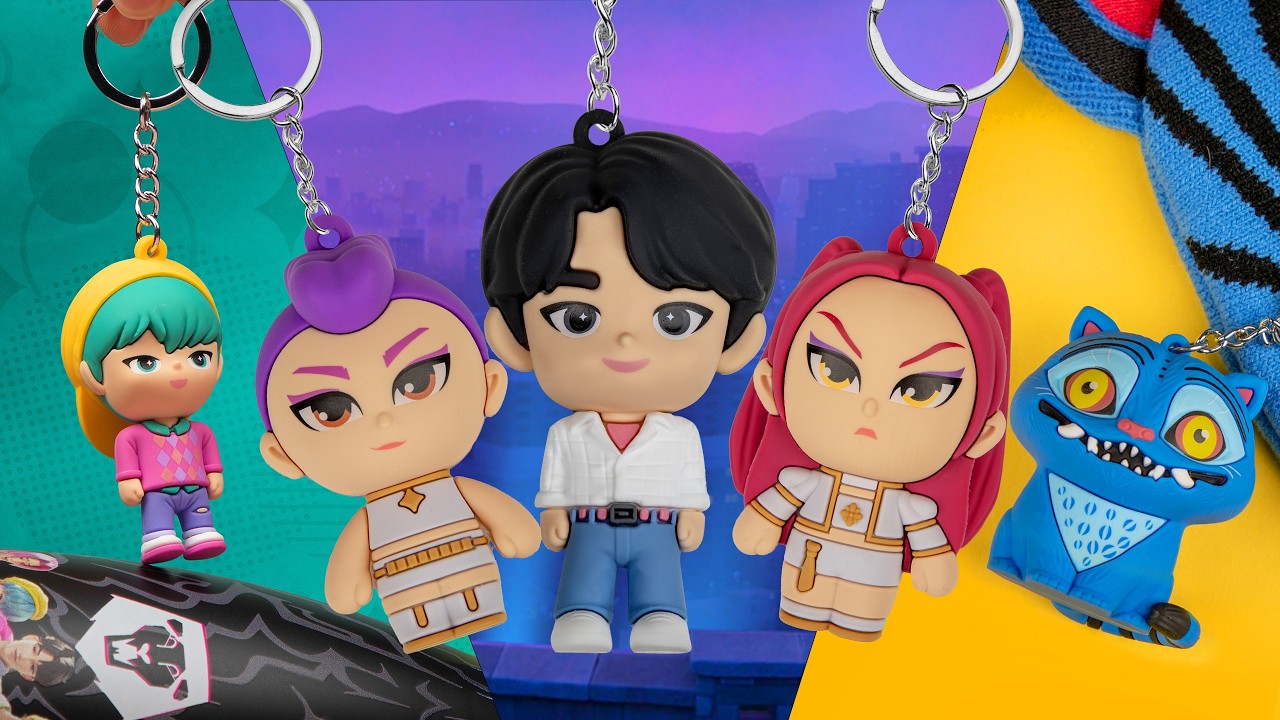 KPop Demon Hunters Gomee Keymates | Collectible Character Keychains by Cinereplicas