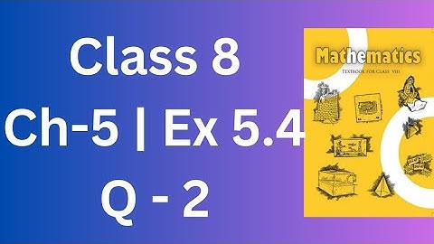 Class 8 Maths | Chapter 5 Exercise 5.4 | Question 2 | Square and Square Roots | NCERT