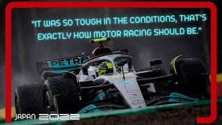 What Lewis Hamilton said  -  Post Race Japanese GP 2022