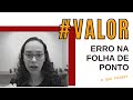 #VALOR na Folha de Ponto - Explicação sobre Turno