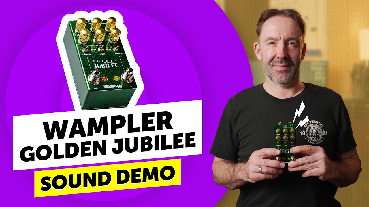 British and American Rock Tones in one Pedal | Wampler Golden