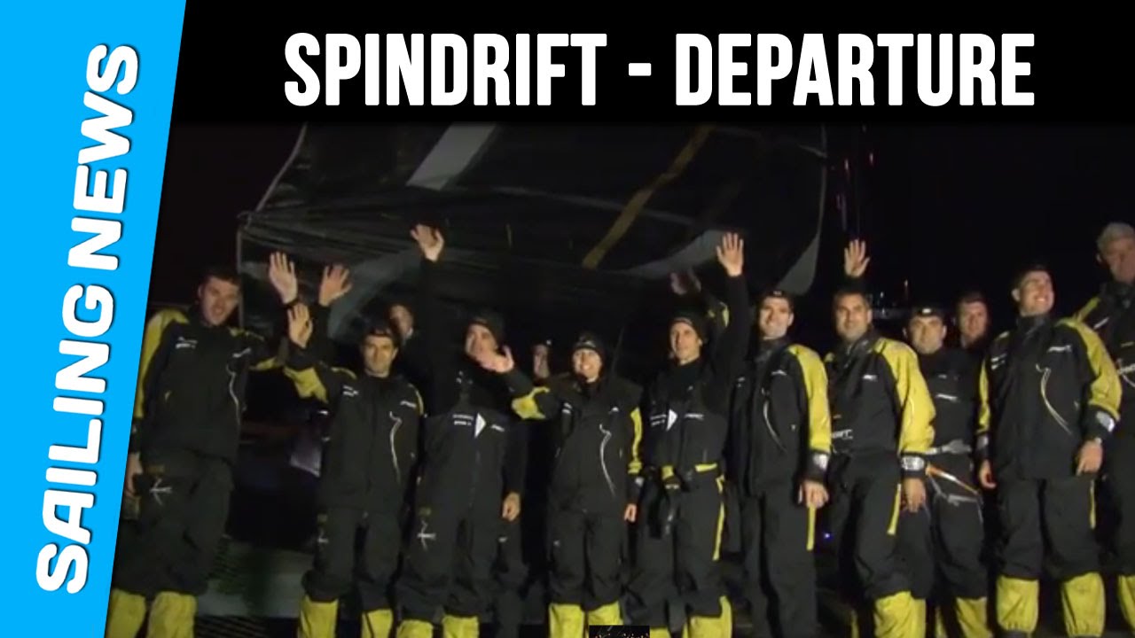 Sprindrift - Jules Verne Trophy - Departure for the Jules Verne Trophy