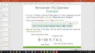 CPIT110 Chapter 2 (#22): 2.8 Numeric Data Types and Operators - Part 2 of 3
