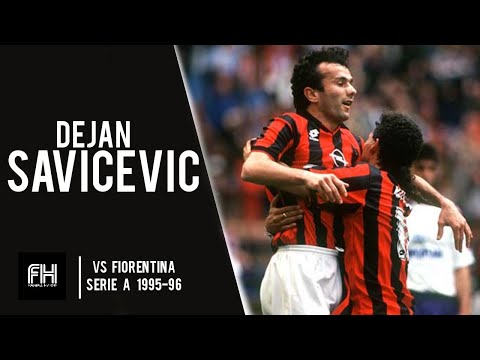 Dejan Savicevic Goal And Skills AC Milan 2 1 Fiorentina Serie A 1995 96 