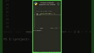 1 Python Tutorial: Add Two Numbers in Seconds! 🐍💡 #Shorts #Python