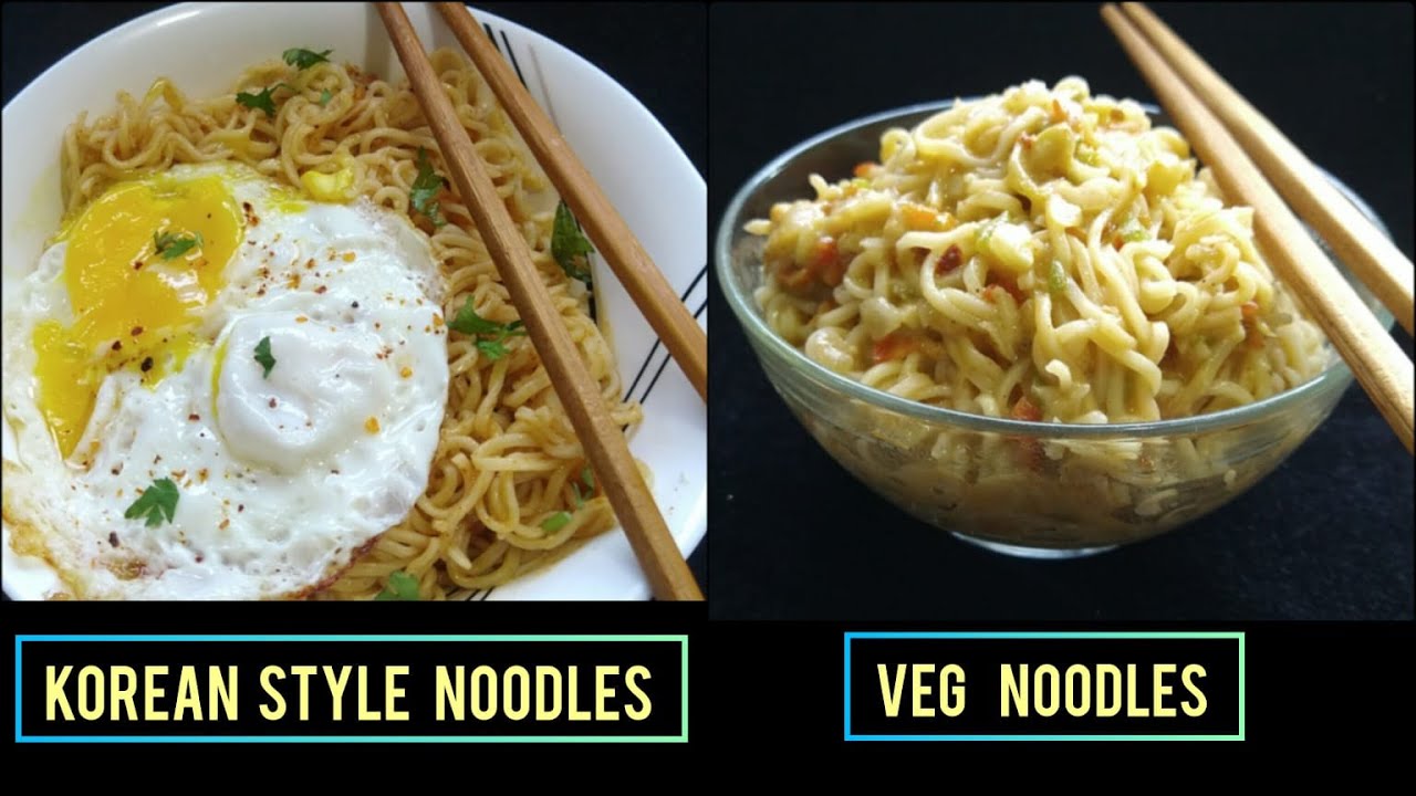 Korean style noodles & Veg noodles recipe By Happy Food Bites | Easy ...