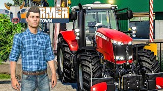 LS19 FarmerTown #46: Neue MASCHINEN: Die XXL-Lieferung! | LANDWIRTSCHAFTS SIMULATOR 19 screenshot 2