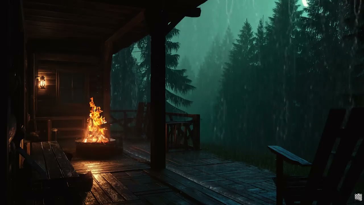 Intense Thunderstorm & Rain Sounds 🌧 | Deep Sleep, Anxiety Relief & Calm Atmosphere