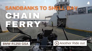 Poole Harbour Chain Ferry crossing - BMW R1250 GS Adventure