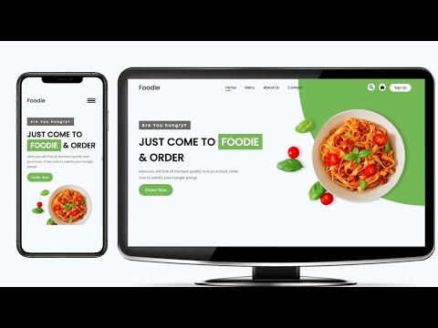 Fully Responsive Food Order Website Using HTML CSS & JavaScript For ...