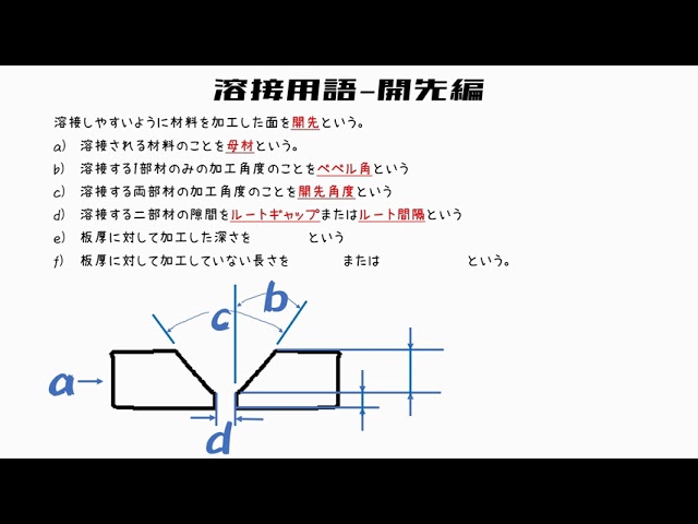 溶接用語 開先編 1分15秒でわかる溶接用語 開先編 紲星あかり Youtube 溶接用語 開先編 1分15秒でわかる溶接用語 開先編 紲星あかり Youtube