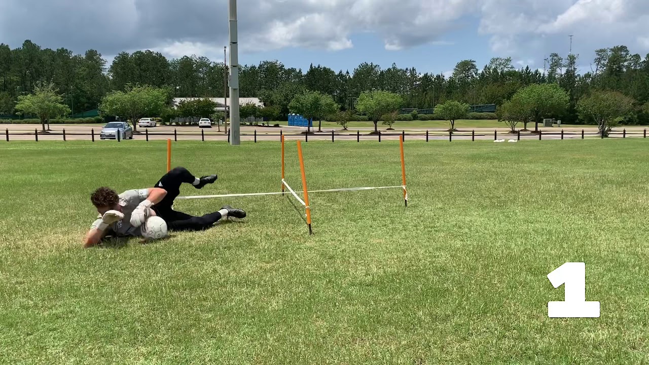 Goalkeeper Diving Training YouTube
