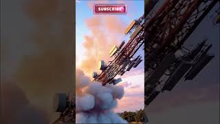 Satisfying Tower Demolition Compilation 🧱💨 #shorts