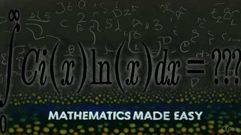 COSINE INTEGRAL FUNCTION