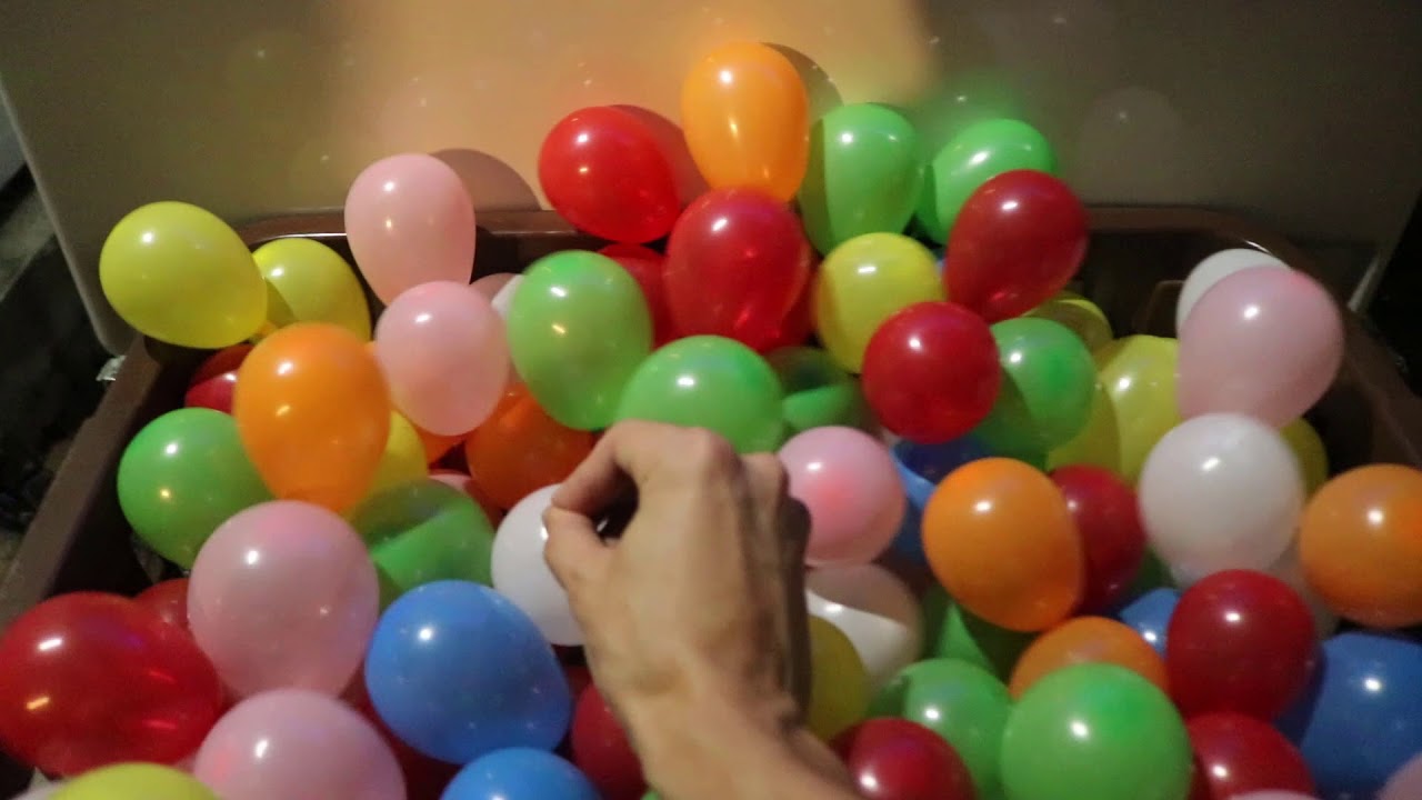 POPPING BALLOONS! FINGER LIGHT BALLOONS IN DRYER! YouTube
