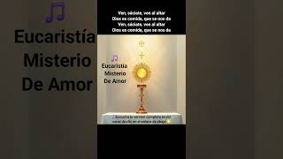 Eucaristía Misterio de Amor - Cantos Católicos #shortscatólicos #músicacatólica #alabanzaadoracion