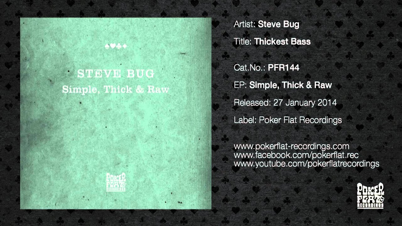 Steve Bug: Thickest Bass