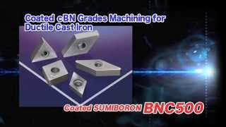 Coated CBN Grade for Machining of Ductile Iron COATED SUMIBORON BNC500