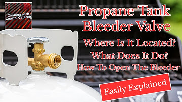 WHERE Is The BLEEDER VALVE On A PROPANE Tank | WHAT Does A BLEEDER Valve DO 👍