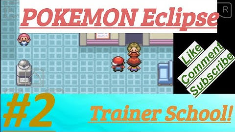 Pokemon Eclipse part 2 Data Disc Successfully Install By Dad & Reached Trainer School At Sienna City