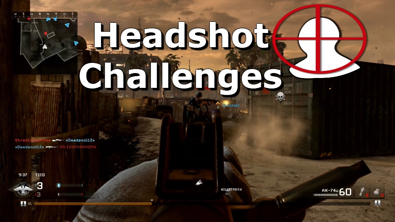 Headshot Challenges On Modern Warfare Remastered
