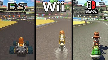 Wii Luigi Circuit - Mario Kart DS vs. Mario Kart Wii vs. Mario Kart 8 Deluxe (Nintendo Switch)