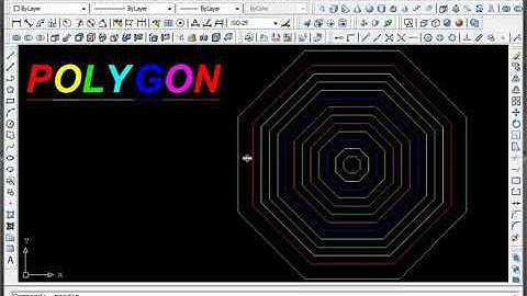 How to draw polygon in AutoCAD in Urdu/hindi