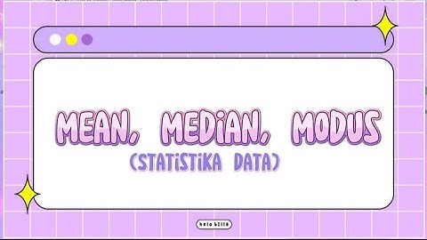 Mean, Median, Modus di PY (Project Based Learning 2_Statistik Data)
