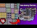 I built 20 farms in minecraft hardcore heres why 16