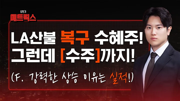 수주 모멘텀까지 있는 LA 산불 대표 복구 수혜주! (f. 강력한 상승 이유는 바로 실적)