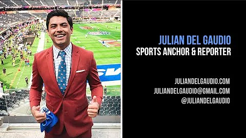 Julian Del Gaudio APRIL 2022 Anchor/Reporter REEL