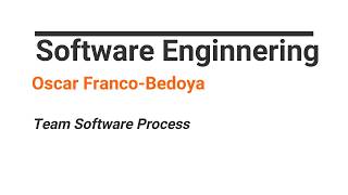 Team Software Process 3/4