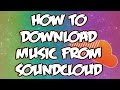 How to Download Music from SoundCloud to MP3 on ALL Android Devices 2016 | (NO ROOT)