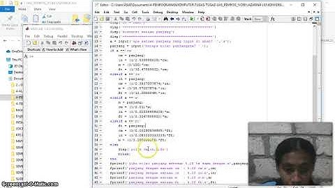Program konversi satuan panjang menggunakan Matlab