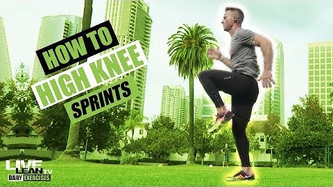 How To Do HIGH KNEE SPRINTS IN PLACE | Exercise Demonstration Video and Guide