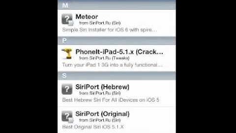How to Install Siri on iOS 5.1.1 iPhone 4