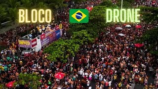 Mesmerizing Rio Carnival Street Parties from Above | Drone Footage of Colorful Blocos !