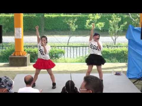 Ren & AYA『夏恋花火/40mP feat. GUMI』＠弓ヶ浜公園 20160618