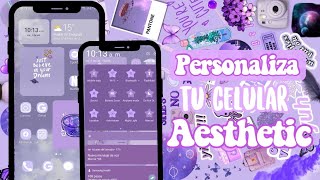 Personaliza tu android AESTHETIC  PERSONALIZA Y ORGANIZA TU CELULAR  2021