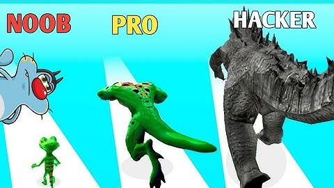 NOOB vs PRO vs HACKER | IN Kaiju Run | With Oggy And Jack | PRINCE X GAMING